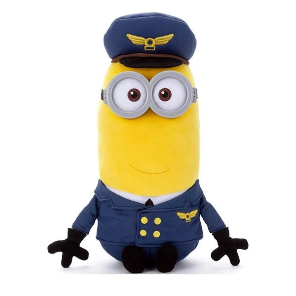 М'яка іграшка Міньйон із мультфільму "Minions" серія 2022 (пілот,2 очі)