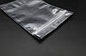 Пакети дой-пак з прозорим вікном і zip-застібкою. 14х16+4см Колір "Срібло", фото 4