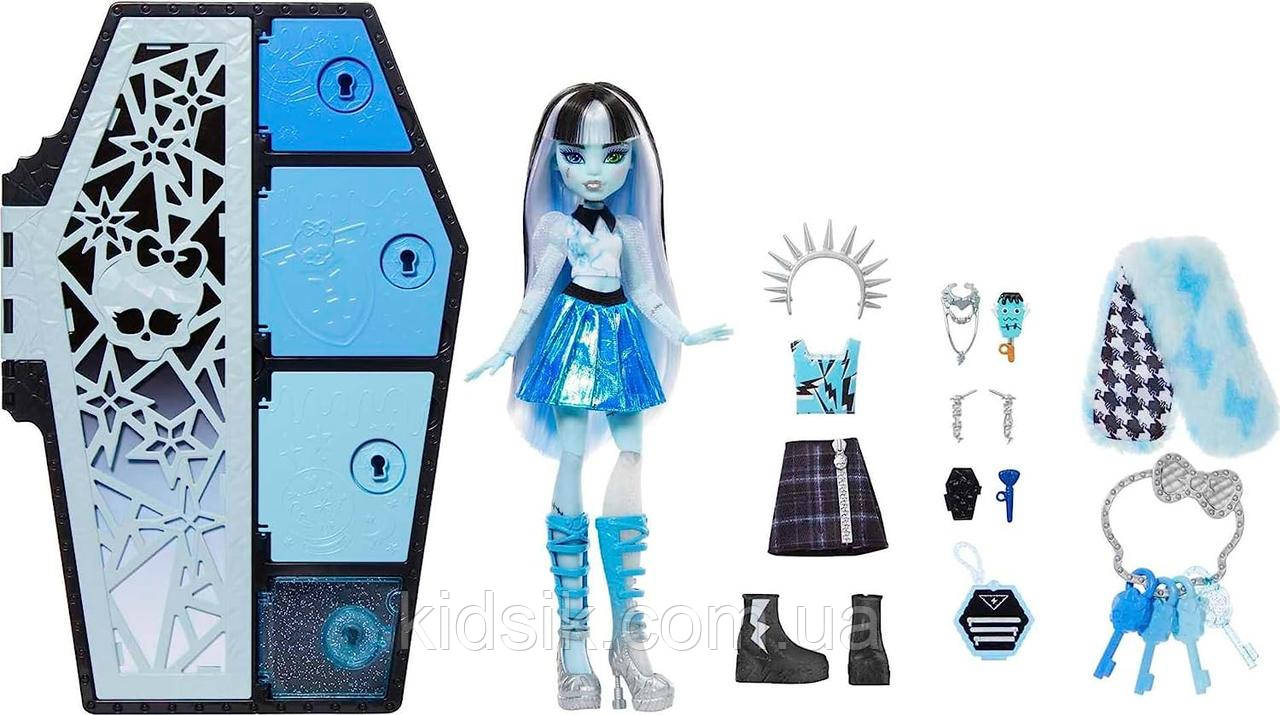 Шарнірна лялька Монстер Хай Френкі Штейн Monster High Frankie Stein G3 Skulltimate Secrets Fearidescent Series