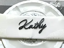 Акрилові іменні весільні картки, фото 3