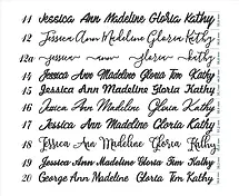 Акрилові іменні весільні картки, фото 5