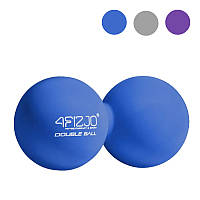 М'яч масажний подвійний 6.5 x 13.5 см 4FIZJO Lacrosse Double Ball медичний для дому M_1827