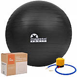 М'яч гімнастичний 65 см Majestic Sport Anti-Burst GVP5028/K фітбол для фітнесу M_1830, фото 2
