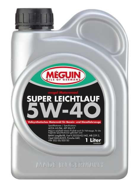 Meguin Super Leichtlauf 5W-40 1л (4808) Синтетична моторна олива