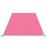 Підстилка пляжна антипісок 200 x 150 см Springos Sand Free PM0007 килимок для пляжу M_1835 Рожевий, фото 4