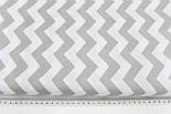Польська бязь із сірим зигзагом 135 г/м2. № 9, фото 6