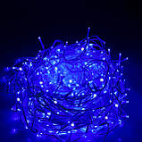 Гірлянда бахрома вулична (зовнішня) Springos 20 м 500 LED + Flash CL0518 Blue Original W_1747, фото 3