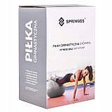 М'яч для фітнесу (фітбол) Springos 55 см Anti-Burst FB0010 Orange W_1691, фото 8