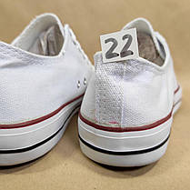 ЗНИЖКА! 44р (27.5см) Білі кеди конверси Navigator у стилі Converse, фото 4