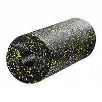 Масажний ролик (валик, ролер) гладкий 4FIZJO EPP PRO+ 45 x 14.5 см 4FJ0089 Black/Yellow M_1870