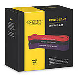 Еспандер-петля (резинка для фітнесу і спорту) 4FIZJO Power Band 3 шт 6-26 кг 4FJ0002 W_1859, фото 4