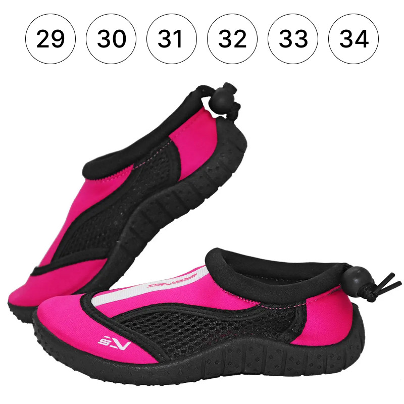 Взуття для пляжу та коралів SportVida SV-GY0001 Black/Pink аквашузи дитячі коралки для дітей M_1879 30