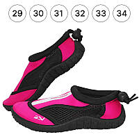 Взуття для пляжу та коралів SportVida SV-GY0001 Black/Pink аквашузи дитячі коралки для дітей M_1879 34