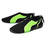 Взуття для пляжу та коралів SportVida SV-GY0004 Black/Green аквашузи чоловічі коралки для дорослих M_1880 44, фото 4