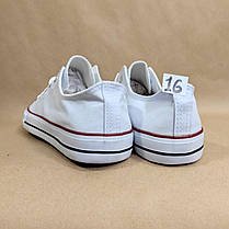 ЗНИЖКА! 44р (27.5см) Білі кеди конверси Navigator у стилі Converse, фото 4