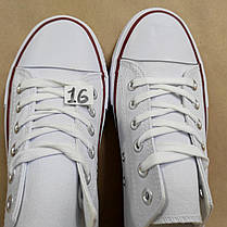 ЗНИЖКА! 44р (27.5см) Білі кеди конверси Navigator у стилі Converse, фото 5