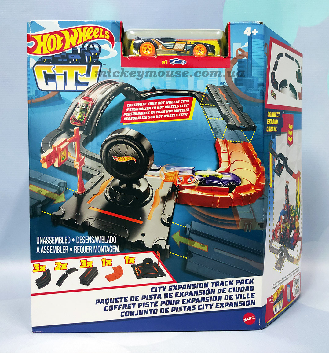 Hot Wheels Toy Car Track Set City хот вілс Транспортні шляхи для міста HDN95