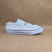 ЗНИЖКА! 44р (27.5см) Білі кеди конверси Navigator у стилі Converse, фото 4