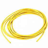Провод силиконовый QJ 26 AWG (желтый), 1 метр aik