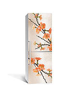 Декор холодильника наклейка Чарующие ветви 60х180 cм самоклеющаяся пленка для холодильника