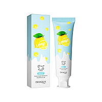 Зубна паста зі смаком лимону Bioaqua Lemon Bubble Stain Removal Toothpaste (від зубного нальоту)