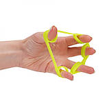 Набір еспандерів Cornix для пальців та зап'ястя 9 шт Гумки + еспандер-яйце + еспандер-кільце W_1855, фото 5