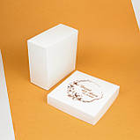 Коробочки для короваю з написом 195*195*97 мм Коробочки під подарунки гостям на весіллі, фото 4