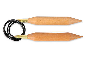 Спиці кругові 25.00mm-100cm Jumbo Basix Birch Wood, KnitPro