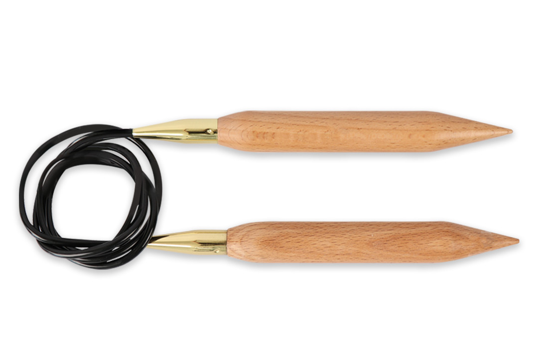 Спиці кругові 20.00mm-120cm Jumbo Basix Birch Wood, KnitPro, фото 1