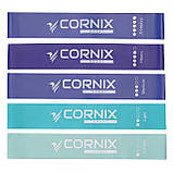Гумки еспандери для фітнесу 1-20 кг Cornix Mini Power Band набір 5 шт фітнес-гумки стрічкові W_1878, фото 2