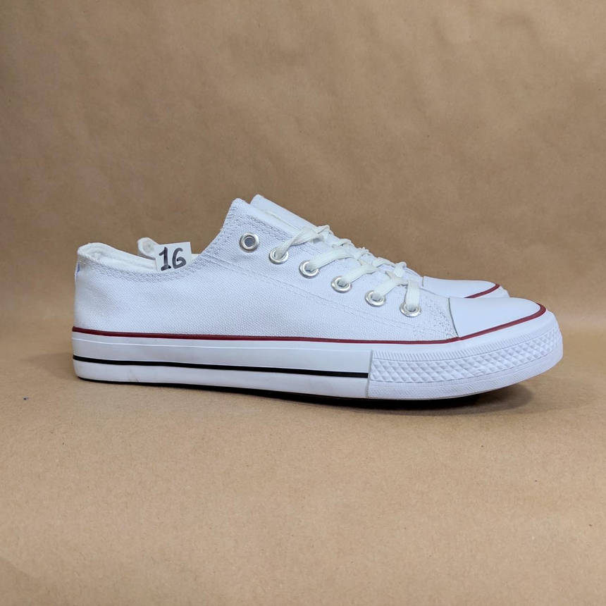 ЗНИЖКА! 44р (27.5см) Білі кеди конверси Navigator у стилі Converse, фото 1