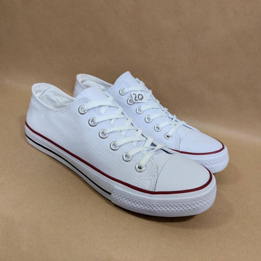 ЗНИЖКА! 44р (27.5см) Білі кеди конверси Navigator у стилі Converse, фото 1