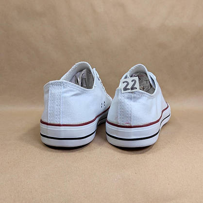 ЗНИЖКА! 44р (27.5см) Білі кеди конверси Navigator у стилі Converse, фото 3
