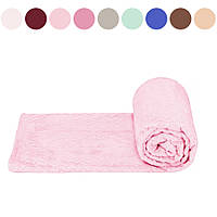 Плед-покрывало Springos Extra Soft мягкий плюшевый 130 x 180 см для дома W_1889 Розовый3