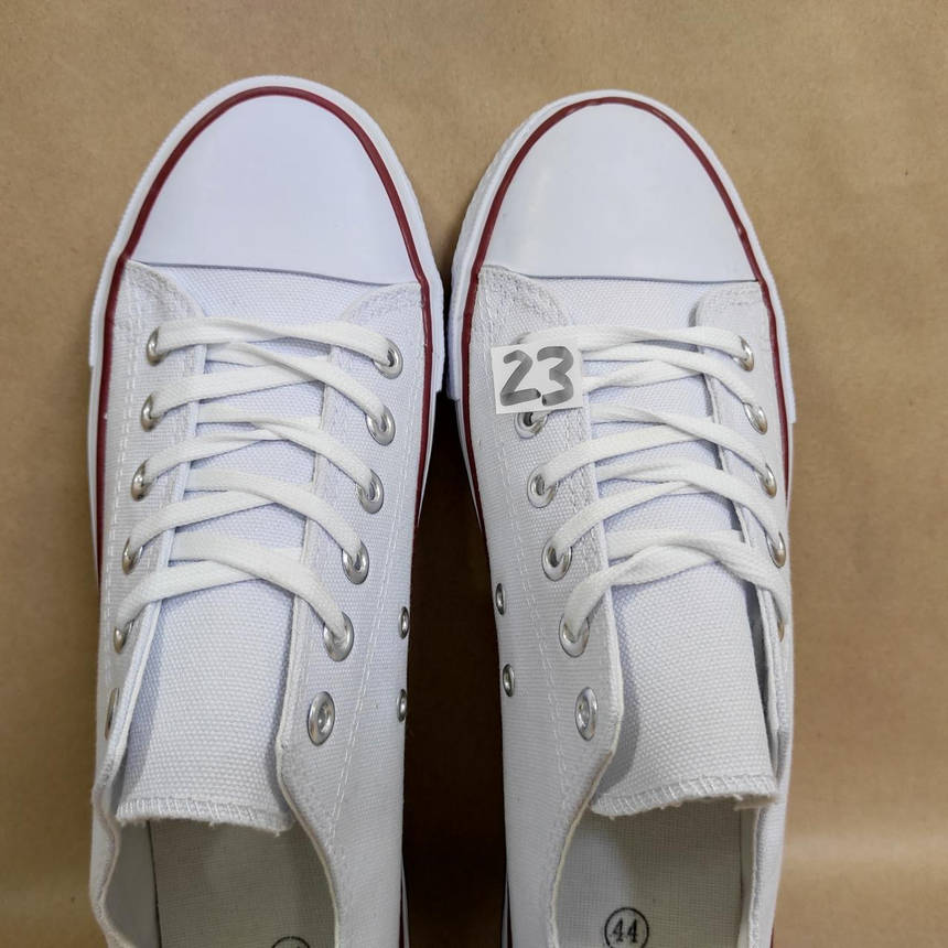 ЗНИЖКА! 44р (27.5см) Білі кеди конверси Navigator у стилі Converse, фото 1