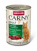 Упаковка влажного корма Animonda Carny Adult Beef + Venison with Cowberries для кошек с говядиной, олениной и