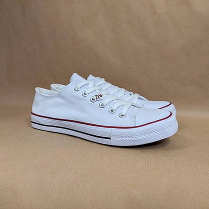 ЗНИЖКА! 44р (27.5см) Білі кеди конверси Navigator у стилі Converse, фото 4