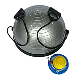 Напівсфера балансувальна 60х26 см WCG 010 Босу болл + насос для фітнесу W_1921, фото 2