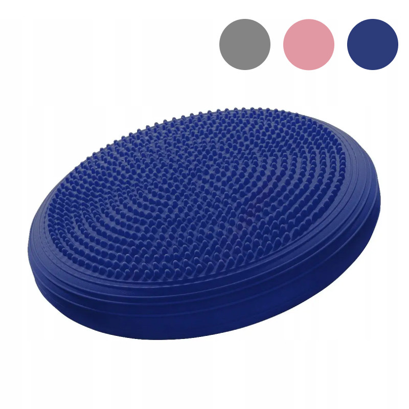 Подушка-диск балансувальна 33 см 4FIZJO MED сенсомоторна масажна тренажер для фітнесу R_1840, фото 1