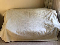 Одеяло из овечьей шерсти 200х220 см двуспальное одеяло из овчины одеяло из натуральной шерсти одеяло овчина