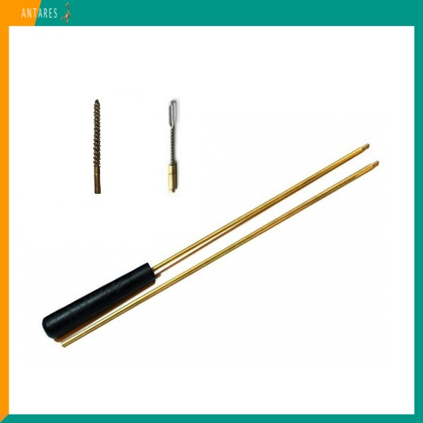 Набір для чищення нарізної зброї калібра 4.5, шомпол, йорж, вішер, упаковка ПВХ (04042), фото 1