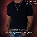 Срібний кулон Архангел Михайло. Підвіс оберіг Ангел хранитель срібло 925 проби, фото 2