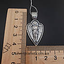 Срібний кулон Архангел Михайло. Підвіс оберіг Ангел хранитель срібло 925 проби, фото 6