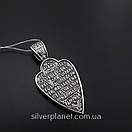 Срібний кулон Архангел Михайло. Підвіс оберіг Ангел хранитель срібло 925 проби, фото 5