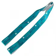 Стрічка еспандер для розтяжки секційна з петлями універсальна GE5430 для фітнесу йоги стретчингу реабілітації, фото 8