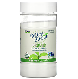 Стевія Better Stevia Organic Extract Powder Now Foods 113 г