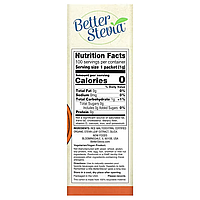 Стевія Better Stevia Zero-Calorie Sweetener Original Now Foods 100 пакетиків, фото 2