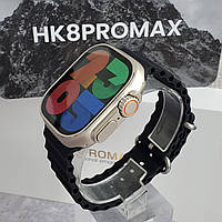 Смарт часы HK8 Pro Max ULTRA 49 mm AMOLED экран украинское меню с функцией звонка