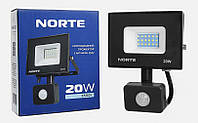 Прожектор NORTE Spotlight 1-NSP-1222 20W 6500К з датчиком руху