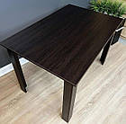 Стіл обідній у кухню довжиною 120 см колір Дуб венге, фото 2